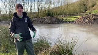 Wildlife Diary 11  Pond Building for Great Crested Newts [upl. by Itirahc]