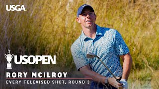 2023 US Open Highlights Rory McIlroy Round 3  Every Televised Shot [upl. by Nolasba]