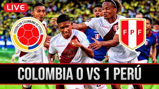 ¡BARRANQUILLAZO COLOMBIA 0 VS 1 PERU 🔴 EN VIVO LIVE ELIMINATORIAS QATAR 2022 [upl. by Amick]