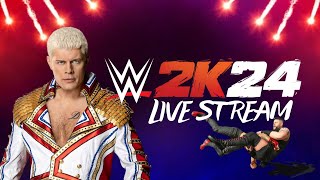 WWE 2K24 LIVE STREAM PS4 wwe2k24 [upl. by Reemas381]