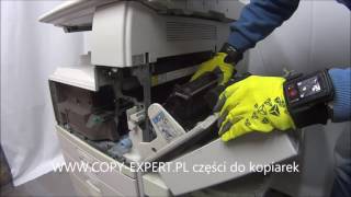 RICOH AF 2035 2045 3035 3045 transfer unit replacement DIY [upl. by Rahsab]