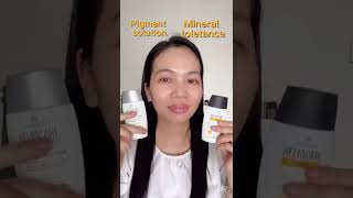 Kem chống nắng cho da treatment lớp nền đẹp  giá mềm KCN Heliocare pigment solution và mineral [upl. by Yhprum]