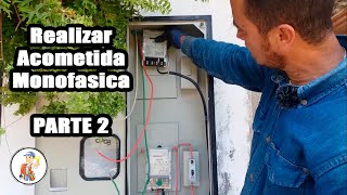 Como Realizar Acometida Monofasica En Un Segundo Piso  Parte 2  Curso de Electricidad 21 [upl. by Eyatnod]