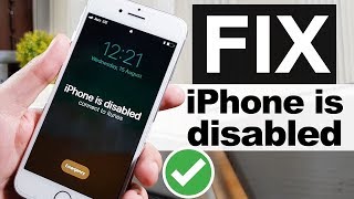 How to Unlock Disabled iPhoneiPadiPod without Passcode NO DATA LOSS FIX iPhone is Disabled [upl. by Walt645]