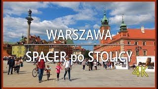 🇵🇱 WARSZAWA 🚶 spacer po Stolicy Polski 4K [upl. by Ralaigh]