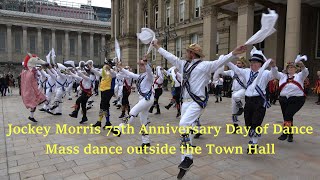 Jockey Morris 75th Anniversary Day of Dance  Mass dance outside the Town Hall [upl. by Yve368]