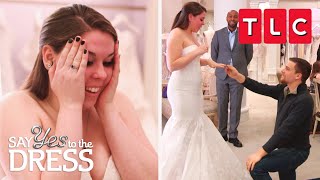 A Surprise Proposal at Kleinfeld  Say Yes to the Dress  TLC [upl. by Mishaan]