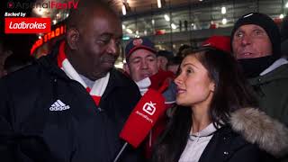 Arsenal 21 Chelsea  Sophie Chelsea Fan Pays Up Robbie On Bet Gone Wrong [upl. by Solracsiul992]