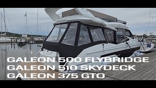 Galeon 500 Flybridge 510 Skydeck And 375 Gto [upl. by Hugo187]