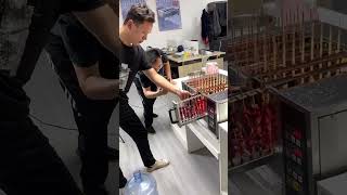 Part 52 Smokeless barbecue machine automatic rotation zoned temperature control intelligent timing🤪 [upl. by Snashall]