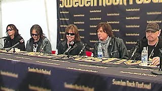 Europe press Conference  Sweden Rock Festival 2009 part 12 [upl. by Euqinomad401]