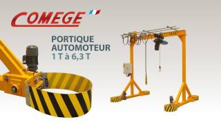 Comege motorized gantry crane [upl. by Zoller]