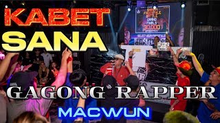 Macwun of Gagong Rapper live perform KABET SANA  SHINMA 3 MABALACAT 2023 [upl. by Belcher]