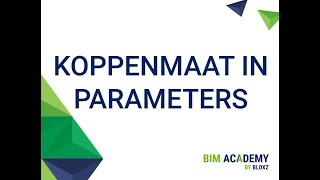 KOPPENMAAT IN REVIT PARAMETERS  BIM Tutorial 4 [upl. by Morel402]