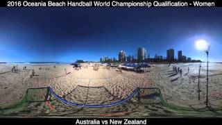 2016 Oceania Beach Handball World Championships Qualification Womens [upl. by Aytnahs]