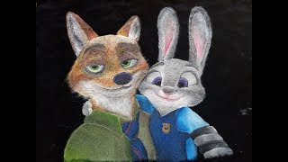 Cómo hacer un pirograbado en tela ZOOTOPIA  Arte Magic [upl. by Yrakcaz]