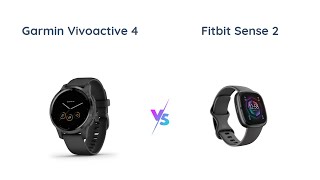 Garmin Vivoactive 4 vs Fitbit Sense 2 Which Smartwatch is Better [upl. by Ahsropal]