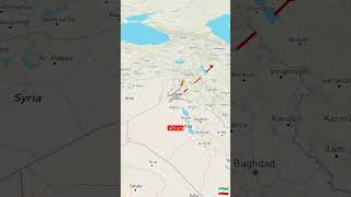 Distance between Tabriz Iran to Tel Aviv Palestine moscowregion army aviation yamala kuznetsov [upl. by Annaed536]