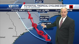 Tracking the Tropics Tropical Cyclone Eight [upl. by Donny]