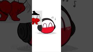 just Poland Listening to his favorite Swedish song creditssh4wt1ez  countryballs [upl. by Wayne]