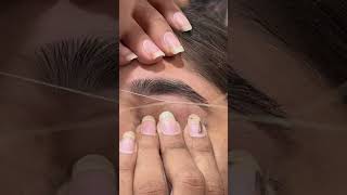 Eyebrow threading eyebrow shape eyebrow threading tutorial threading 🧵 [upl. by Marron]