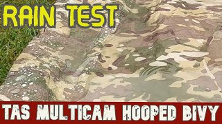 RAIN TEST  TAS Hooped Bivy  Bivi [upl. by Kung]