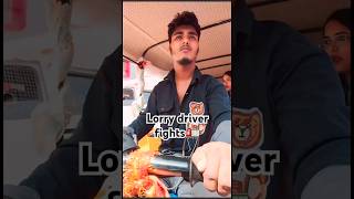 Lorry driver fights😡🛺 accident autorickshaw lorryacident shorts [upl. by Xed]