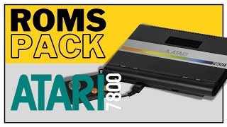 🎮 PACK ROMs SET  Atari 7800  85 Jogos [upl. by Kcirdes504]