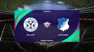 FCAstoria Walldorf vs TSG Hoffenheim 13072024 Club Friendlies PES 2021 [upl. by Arammat150]