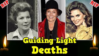 Guiding Light Cast Who Have Died  Soap Opera Deaths [upl. by Jeff]