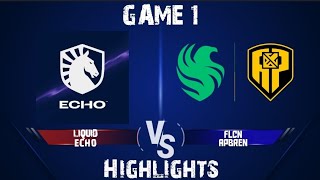 MPL PH S13 GRAND FINALS GAME 1  TL ECHO VS FALCON APBREN mlbb mplph [upl. by Siul]