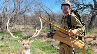 Homemade Bow amp Arrow Deer Hunt [upl. by Brocky]