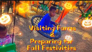 Preparing for Fall Festivities 👻🎃💀 Visiting Farms In Missouri [upl. by Larimor]