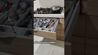 Kitchen 5 organiser cutlery kitchen cutlery tray model kitchen work interior subscribe [upl. by Keane]