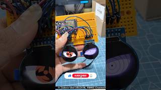 Animasi Mata Sharingan x Rinnegan LCD Display Tft 128 Inch GC9A01 Esp32 untuk Lampu Biled [upl. by Ttevi9]