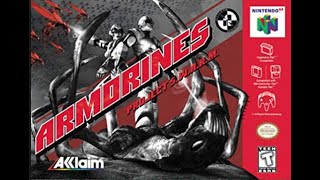 Armorines Project SWARM Intro  N64  HD [upl. by Holleran836]