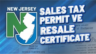 NJ Resale Certificate amp Tax Registration Nasıl Yapılır Farkları Nelerdir [upl. by Ahsinnod]