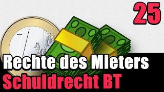 Rechte des Mieters bei Mangel  Mietvertragsrecht  Schuldrecht BT 25 [upl. by Peacock]