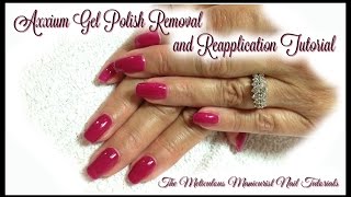 💅🏽 Gel Nails Manicure Polish Removal and Reapplication Damage Free Nails 💅🏽 [upl. by Nalyorf]