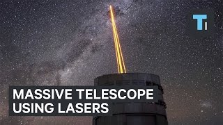 Massive telescope using lasers [upl. by Eitsyrc906]