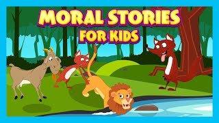 Moral Stories For Kids  The Jackal Who Saved The Lion The Dog With Bone amp The Fox and The Goat [upl. by Hill]