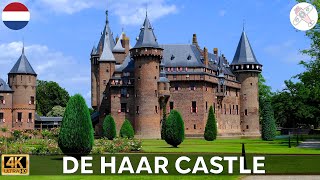 DE HAAR CASTLE │ NETHERLANDS Magnificent castle views  practical info for visiting All in 4K [upl. by Ayela]