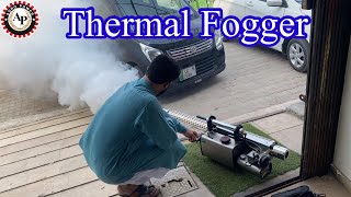 Thermal Fogger LongRay Review and Working  How to Start Fogger [upl. by Ylrak]