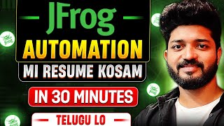 Jfrog amp Docker Setup automation in 30 Minutes Docker Volumes  Containers  Images Telugu lo [upl. by Sherburn771]