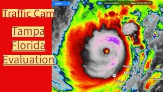 LIVE Traffic Cam  Tampa Florida Evacuation Before Hurricane Milton live traffic camera [upl. by Sirod]