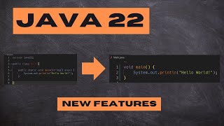 Java 22 New Features  Whats coming up in future of Java [upl. by Iinde]