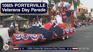 106th Porterville Veterans Day Parade  November 11 2024 [upl. by Gonzalo]