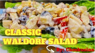 How to Make Classic Waldorf Salad  Quick amp Easy Salad RecipeChesKusina waldorf [upl. by Berard]