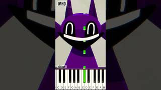 Mangos Simon and Durple Incredibox Sprunki fash  Piano Tutorial [upl. by Grega]