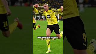 Why Erling Haaland Runs Like An Ostrich  haaland football shorts [upl. by Humo]